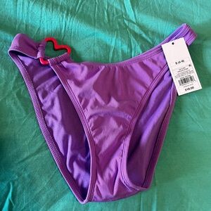 Women's New Wild Fable purple heart cheeky bikini bottom